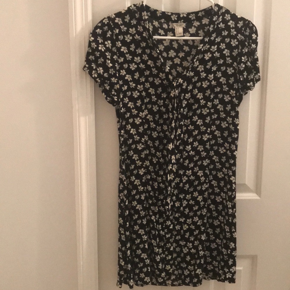 Forever 21 tie neck dress